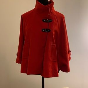 Stradivarius red cape